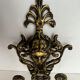 Antique hook in gilded bronze