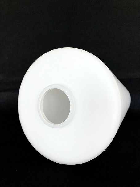 Tulip lampshade in opaline H25 D12 / 7.5 cm