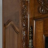 Walnut Display Cabinet, Louis XV Style – Late 19th Century