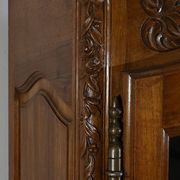 Walnut Display Cabinet, Louis XV Style – Late 19th Century