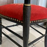 Antique Napoleon III Chair Embroidery