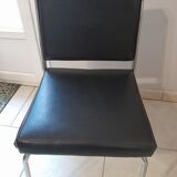 Vintage chrome desk chair Italian design
