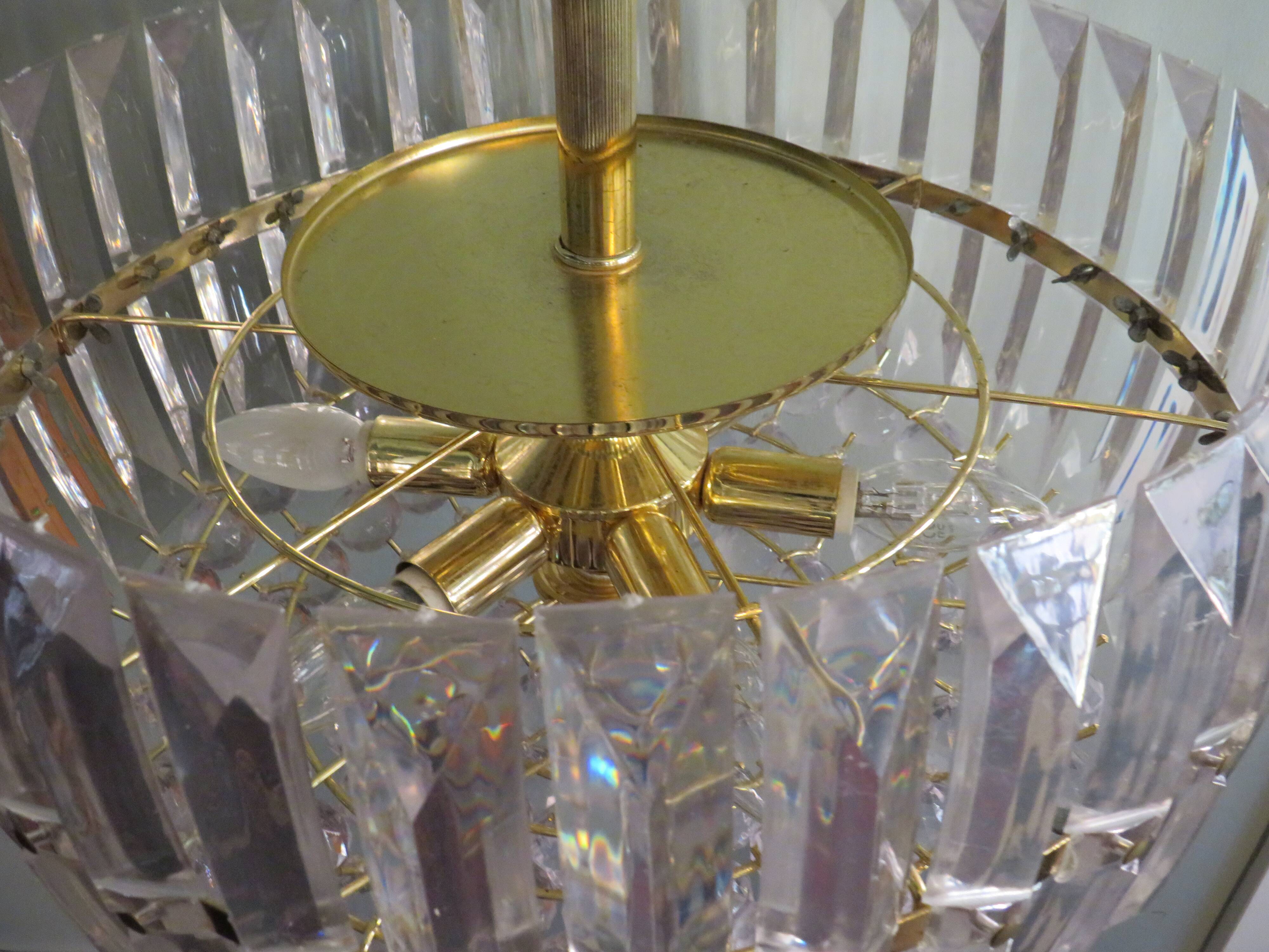 Hollywood Regency Chandelier 1978