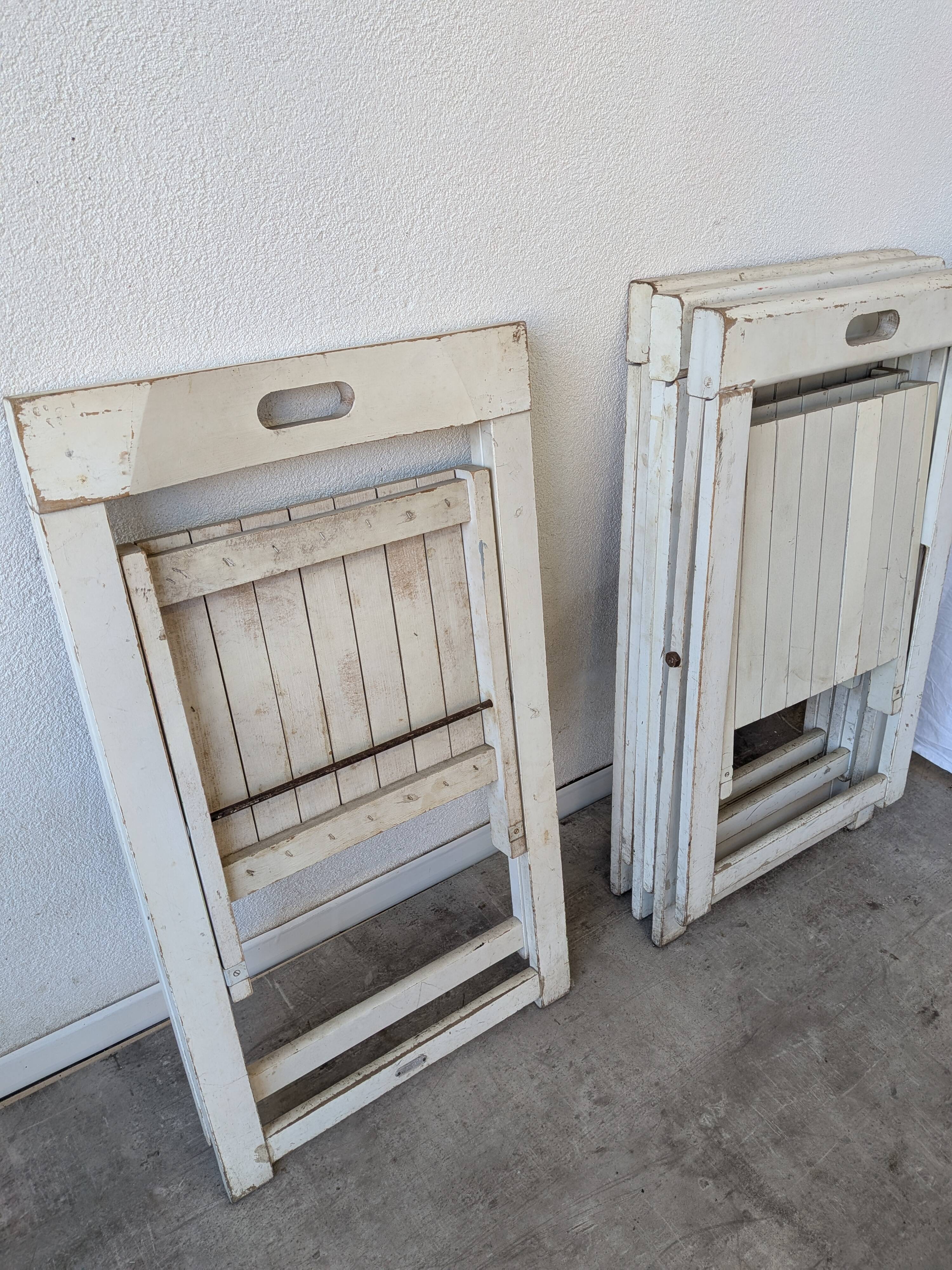 Set of 5 Vintage TRIESTE Foldable Chair by Aldo Jacober, 1970s Mid-Century