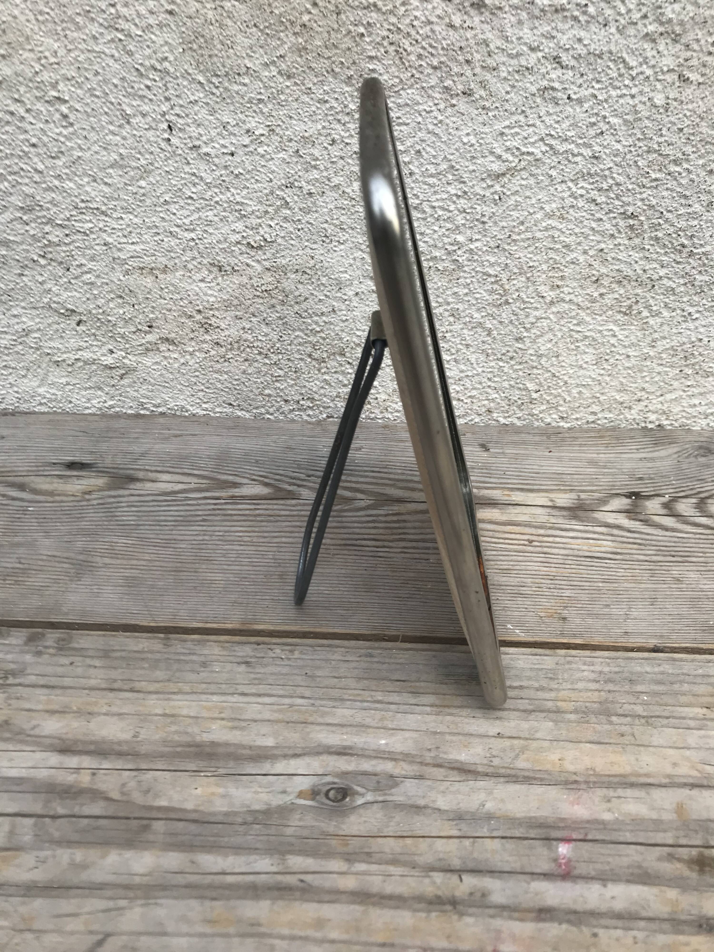 Old mirror barber 13x18cm