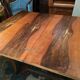 Table console tray wallet walnut sofa back design Vintage 1950