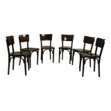 Pub Chairs from Thonet, 1930s, Set of 6, II