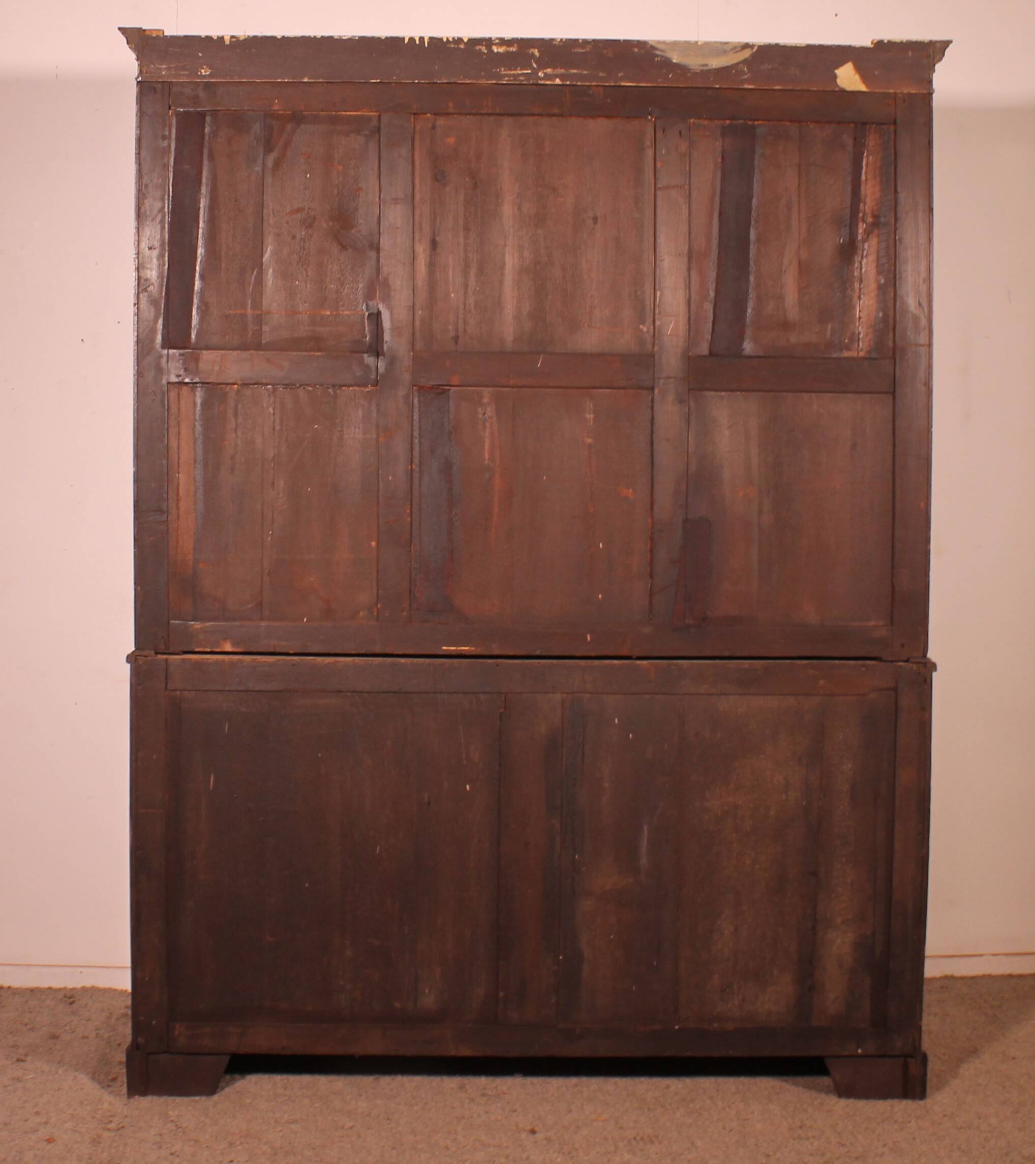 large open mahogany library - 18th century Georgian period