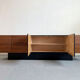 Mid century modern sideboard credenza brazilian rosewood veneer