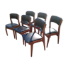 Set of 6 Scandinavian chairs C.T.C
