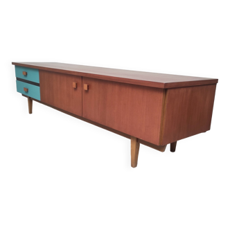 Low sideboard 220cm, 1960