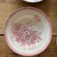 Assiettes creuses roses