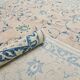 12x15 Soft Beige & Blue Classic Vintage Persian Rug, 274x397 Cm