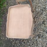 Pair of antique wooden bedside tables in Louis XV style.