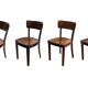 4 chaises modèle A 524 3/4 par Thonet, années 1930