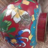 Cloisonné enamel vases
