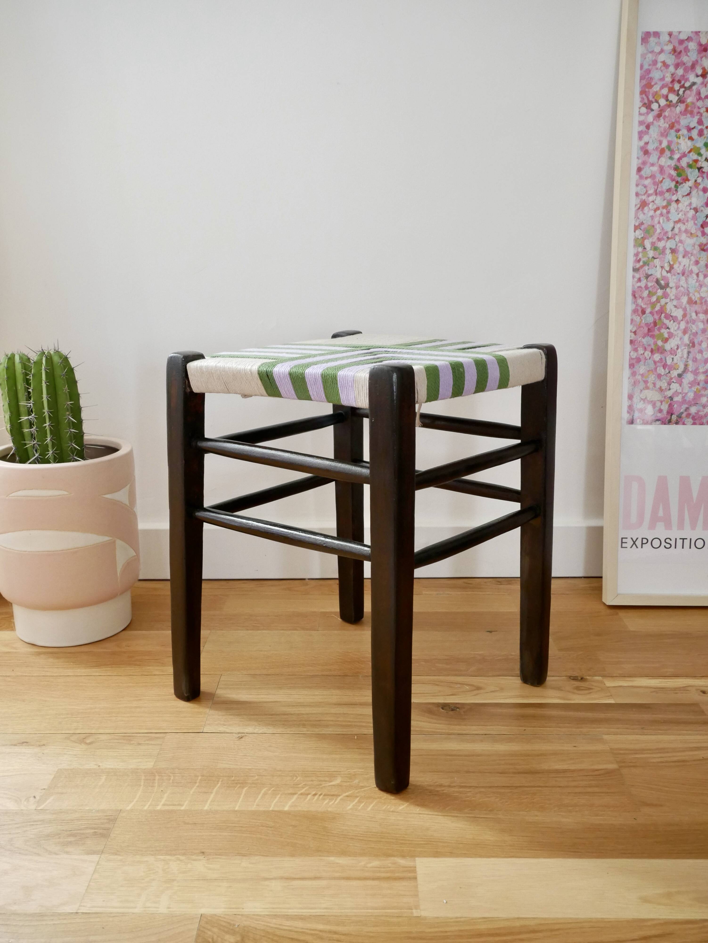 Tabouret bois