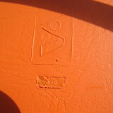 Pair of orange vintage chairs