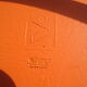 Paire de chaises vintages oranges