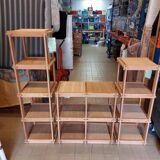 Modular fir staircase bookcase - Maison Regain