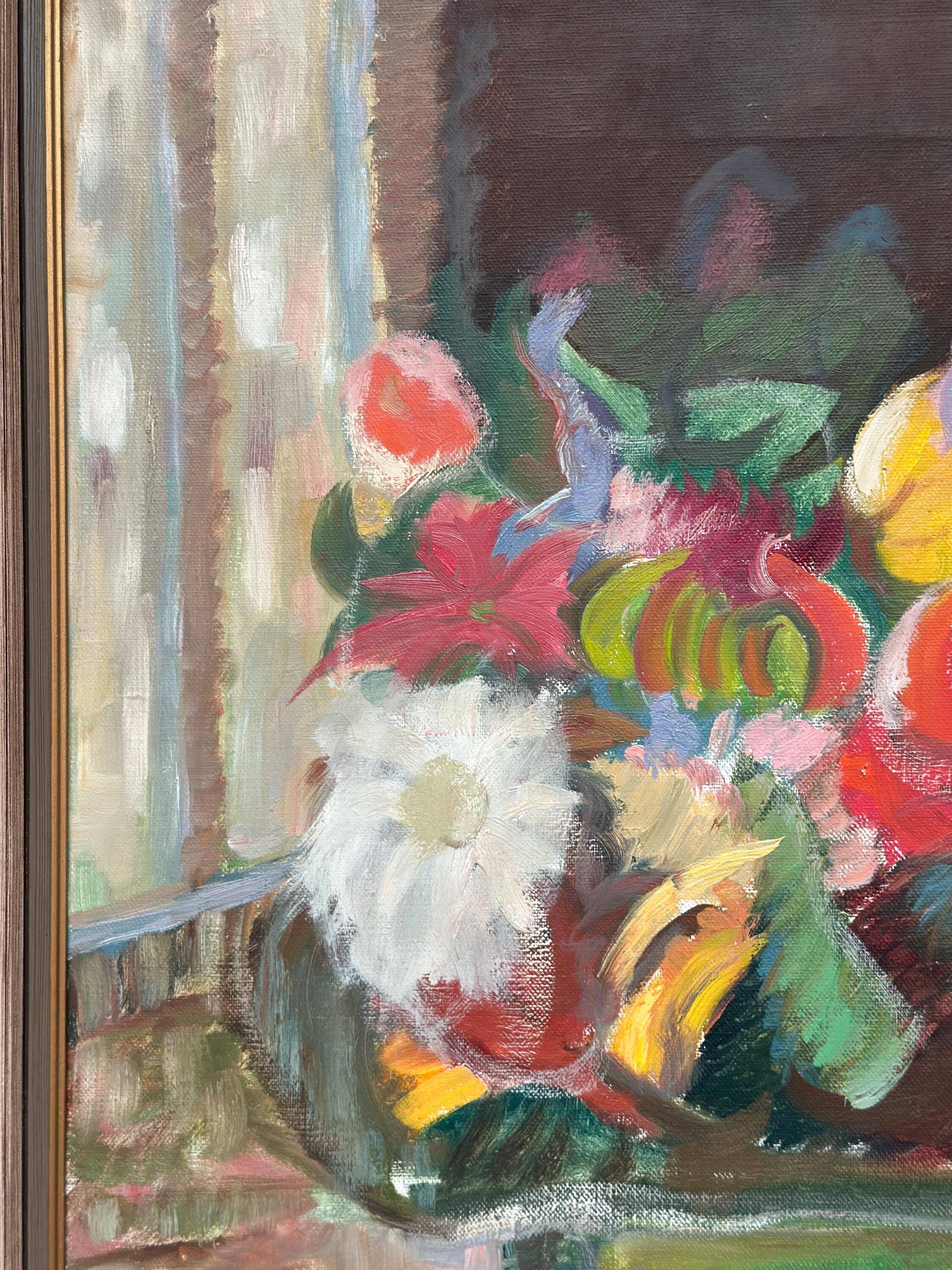 Original European Oil On Canvas – “Still Life” By Ante Gerhard