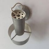 Vintage adjustable wall light, brushed aluminum, France 1970