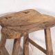 Antique stool in wabi-sabi style (c.1900) #9