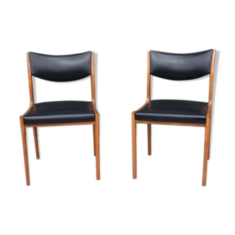Pair of chairs Scandinavian years 50