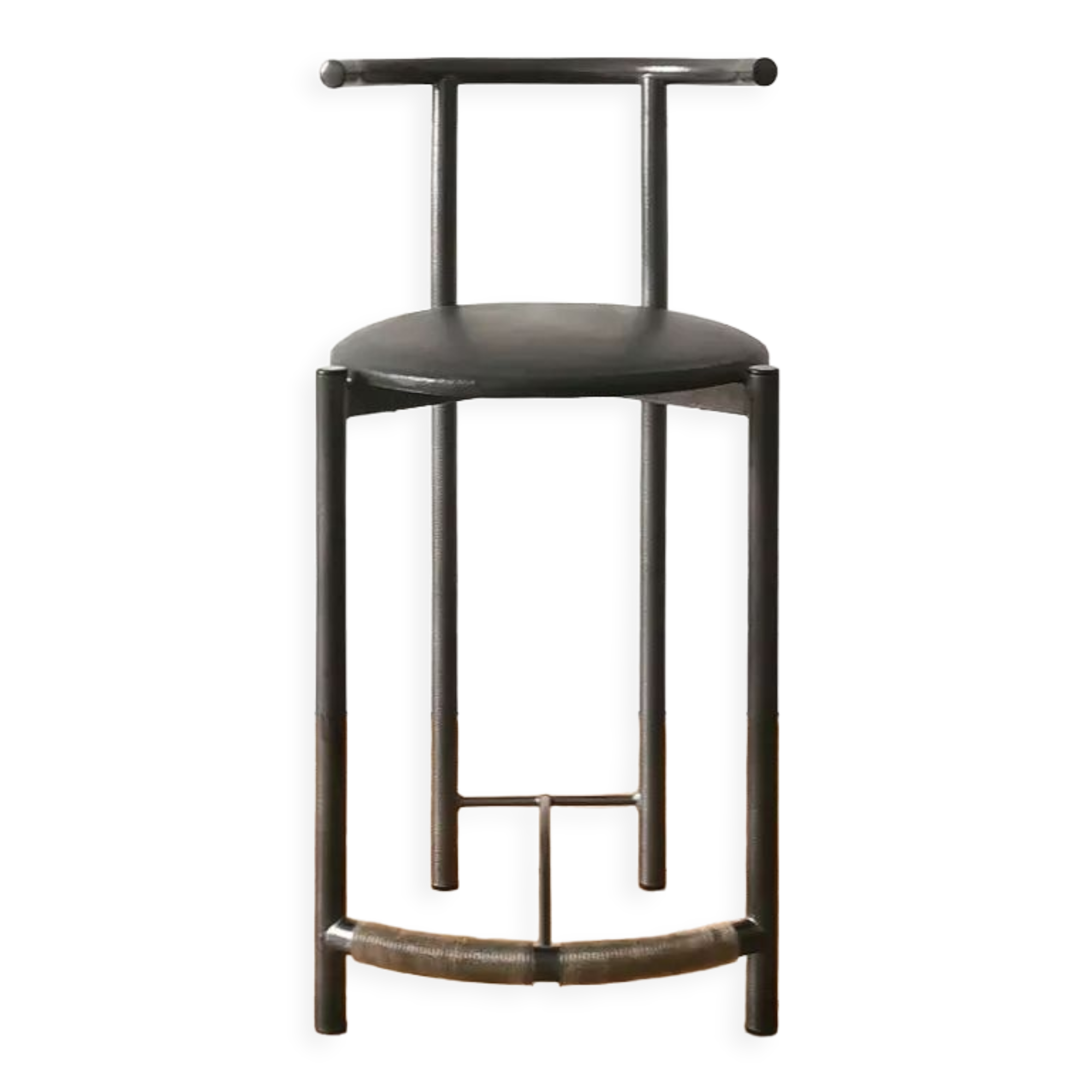 Post-modern high stool, 1980