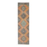 1960s Turkish Hand-Knotted Oriental Runner Rug 100x385