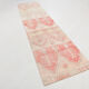 3x12 Red Beige Turkish Vintage Runner Rug,92x371Cm