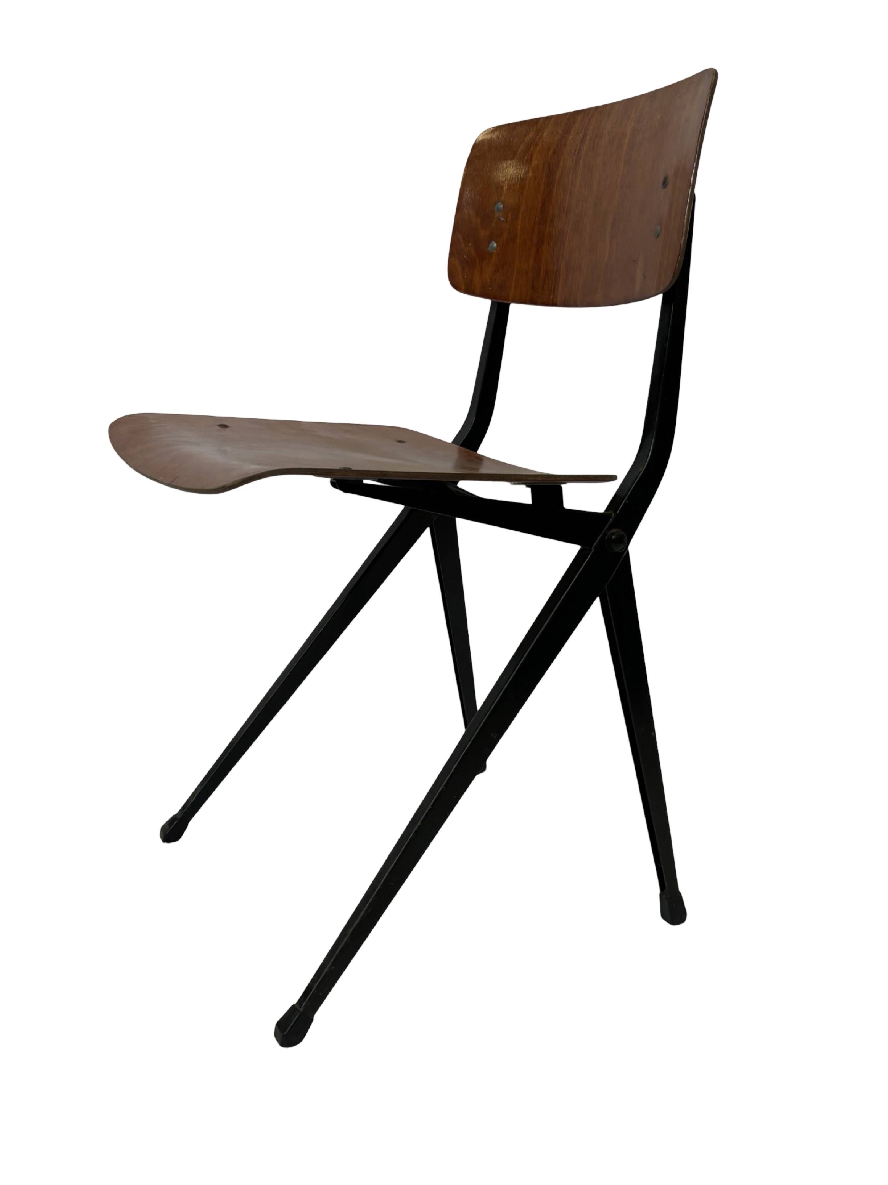 Mid Century Spin Chair 102 Ynske Kooistra for Marko Holland School chair
