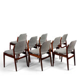 Set of 8 Arne Vodder 62 rosewood chairs