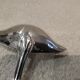 Silver-plated metal ladle for fats and lean meats, by silversmith Ercuis Valencay, 17.6cm