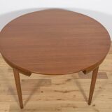 Mid-Century Teak Dining Table & Chairs by Hans Olsen for Frem Røjle, 1960s, Set of 5