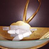 Pair of 70s wall lamps by malka