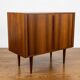 Rosewood Tambour Door Cabinet By Kai Kristiansen For Feldballes
