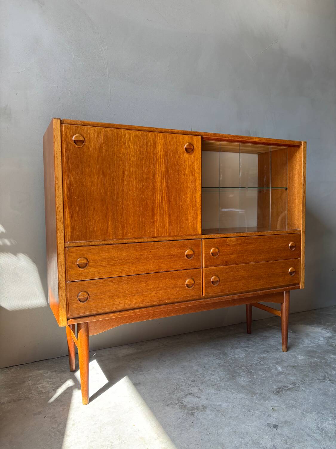 Vintage teak sideboard - mid-century Scandinavian style