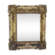 miroir Baroque Fin XIXe Siècle En Bois Et Gypse Doré