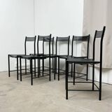 6 Italian chairs, 1980
