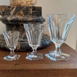 Lot de 25 verres ancien