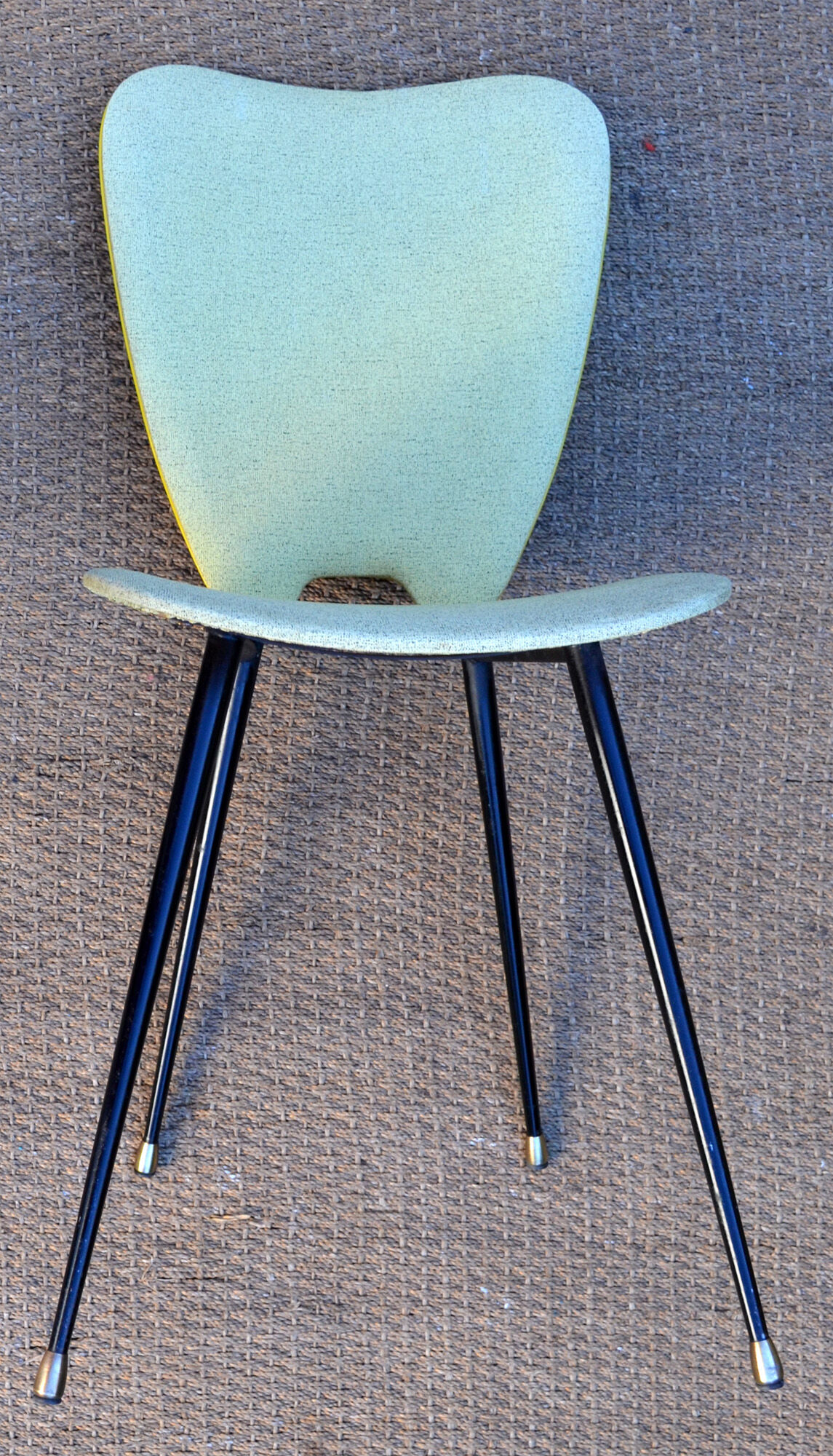 Yellow pair of vintage chairs