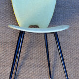 Yellow pair of vintage chairs