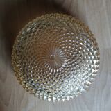 Smoked glass ceiling lamp