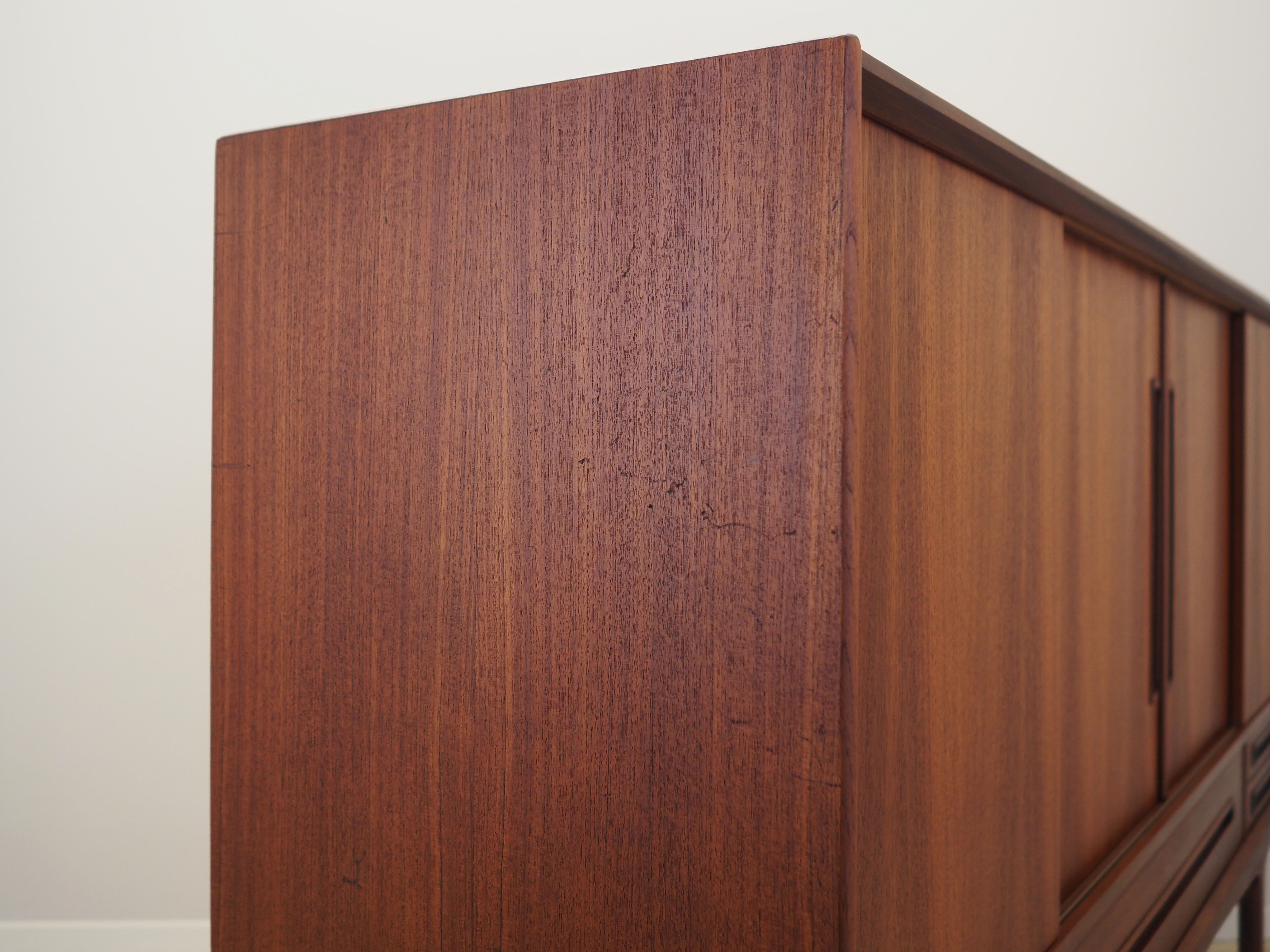 Teak highboard, Danish design, 1960s, Denmark