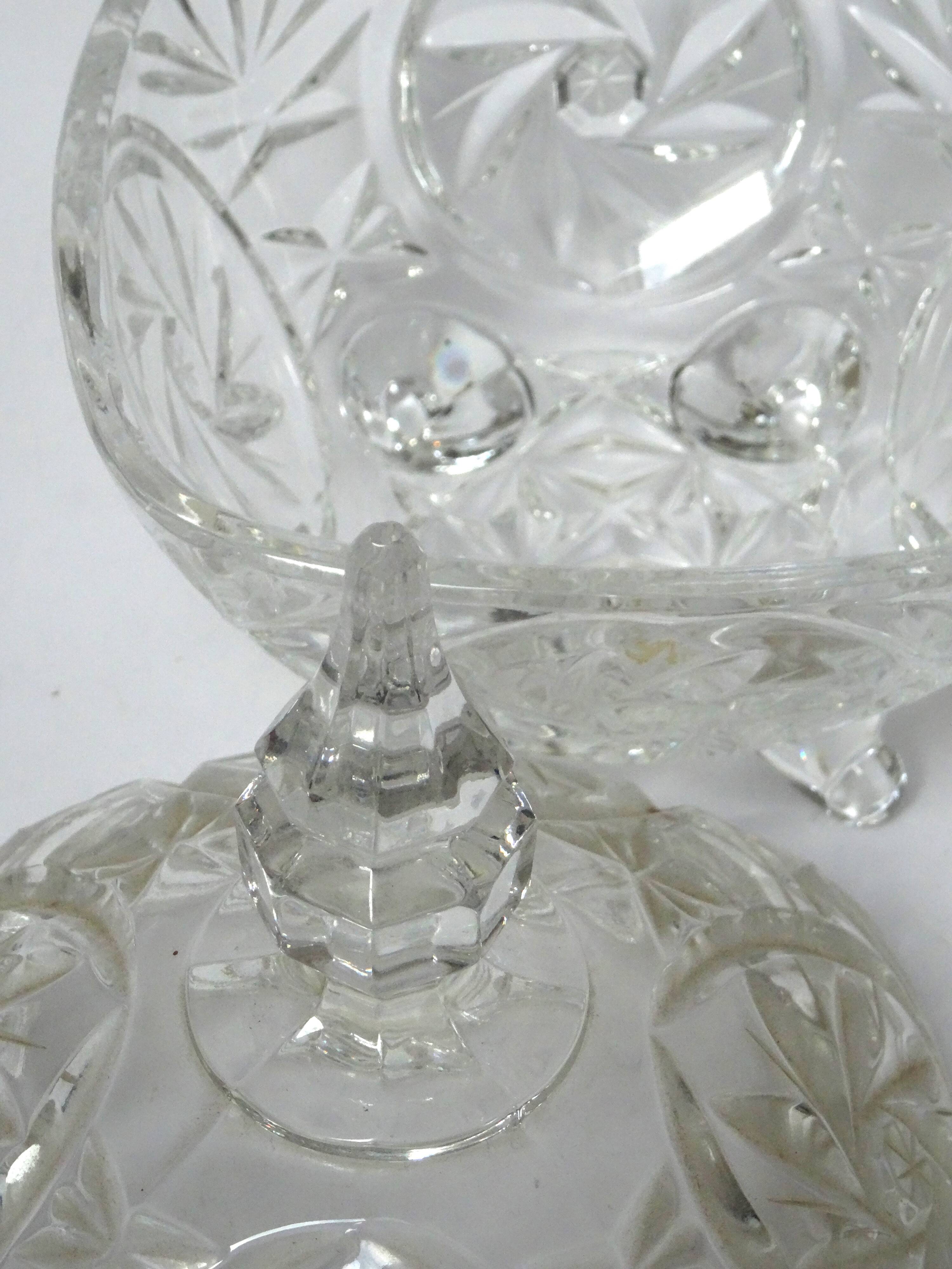 Square crystal candy box