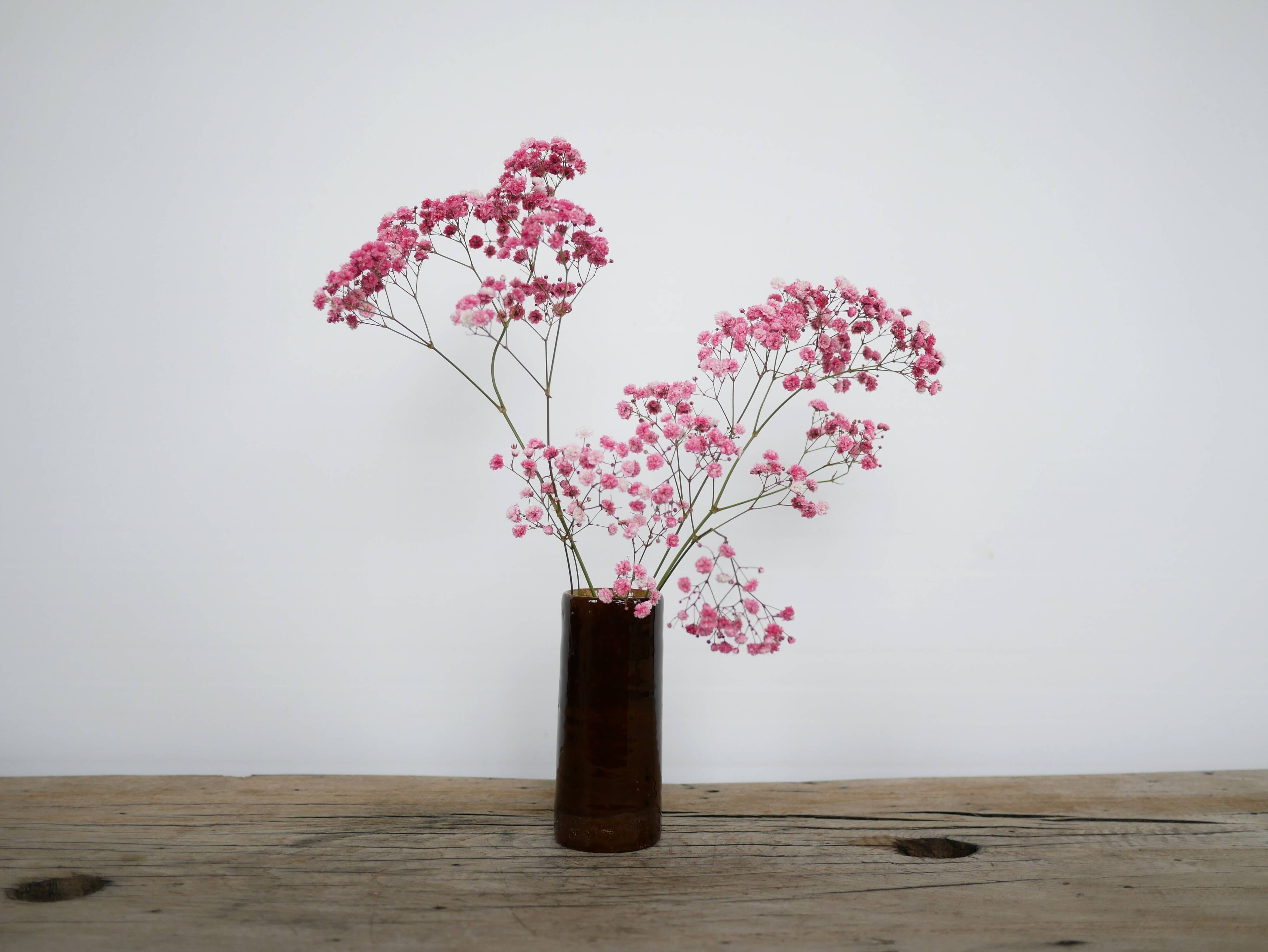 Vase vintage en grès émaillé