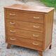 Vintage oak chest of drawers feet compass 4 drawers from the 50s
