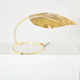 Lampe Rhubarbe en laiton par Tommaso Barbi 1970