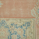 Handmade Oriental Contemporary 1980s 291 cm x 414 cm Beige Wool Carpet